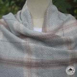 Schal "Mittha" – Beige, handgewebt
