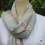 Schal "Mittha" – Beige, handgewebt