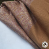 Pashminaschal "Pacheuri" (पचेउरि) – Karamell, handgewebt