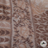Kaschmirtuch "Kharani" (खरानी) – Beige, handgewebt