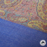 Kaschmirtuch "Taal" (ताल) – Blau, handgewebt