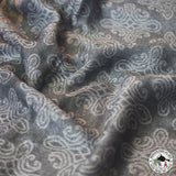 Kaschmirtuch "Samajik" (सामाजिक) – Grau, handgewebt