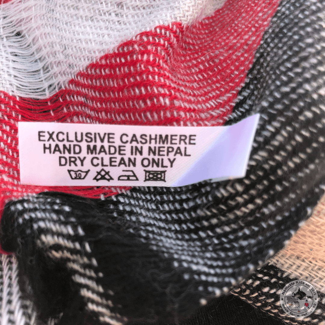 Kaschmir Schal "Arghakhanchi" (अर्घाखाँची) - Namaste Kids Help Shop