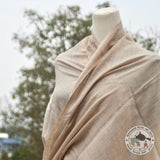 Kaschmirtuch "Mohoriya" – Beige, handgewebt