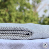 Kaschmirdecke "Nalma" – 100 % Kaschmir, handgewebt in Nepal