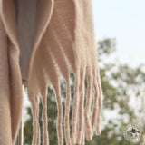 Schal "Nauthar" (नौथर) – Beige, handgewebt