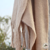 Schal "Nauthar" (नौथर) – Beige, handgewebt