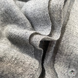 Wollschal "Tansen" (तानसेन) – Grau, 50 % Kaschmir, handgewebt