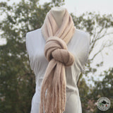 Schal "Nauthar" (नौथर) – Beige, handgewebt