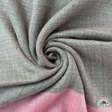 Kaschmirtuch "Serabesi" (सेराबेसी) – Grau, handgewebt
