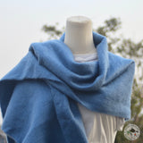 Schal "Pachok" (पाचोक) – Blau, handgewebt