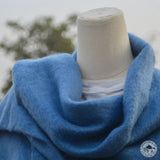 Schal "Pachok" (पाचोक) – Blau, handgewebt