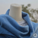 Schal "Pachok" (पाचोक) – Blau, handgewebt