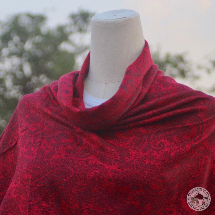 Pashmina Schal "Gulab" (गुलाब) - Namaste Kids Help Shop