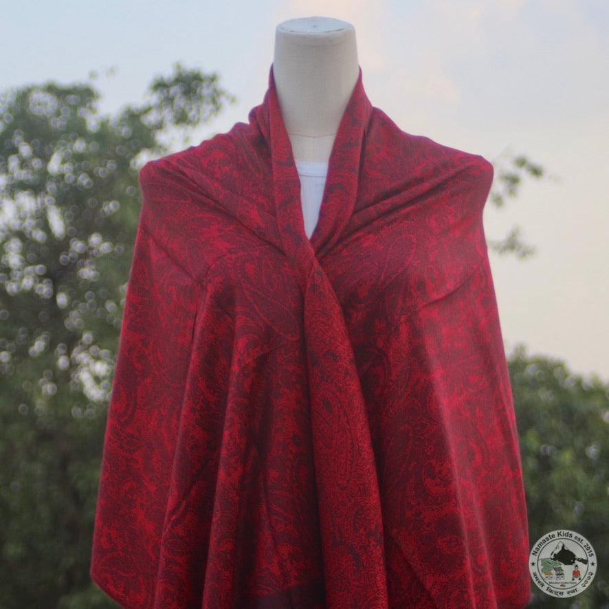 Pashmina Schal "Gulab" (गुलाब) - Namaste Kids Help Shop