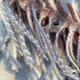 Schal "Dhital" (धिताल) – Blau, handgewebt