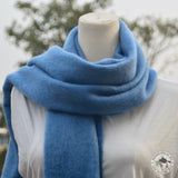 Schal "Pachok" (पाचोक) – Blau, handgewebt