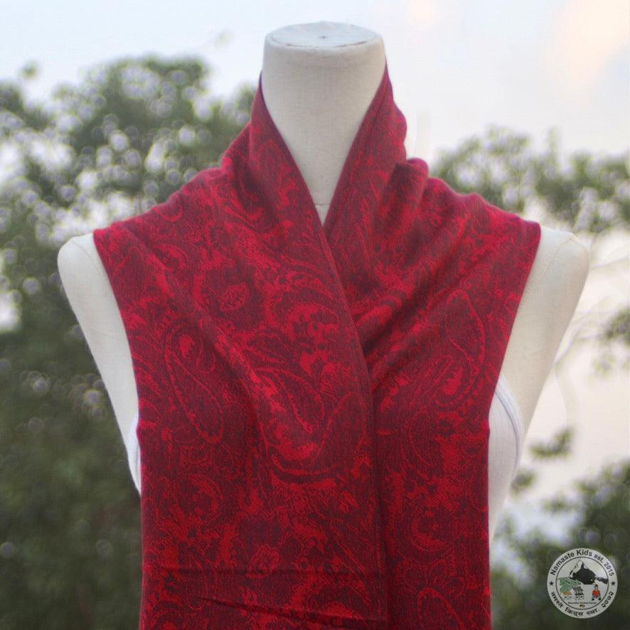 Pashmina Schal "Gulab" (गुलाब) - Namaste Kids Help Shop