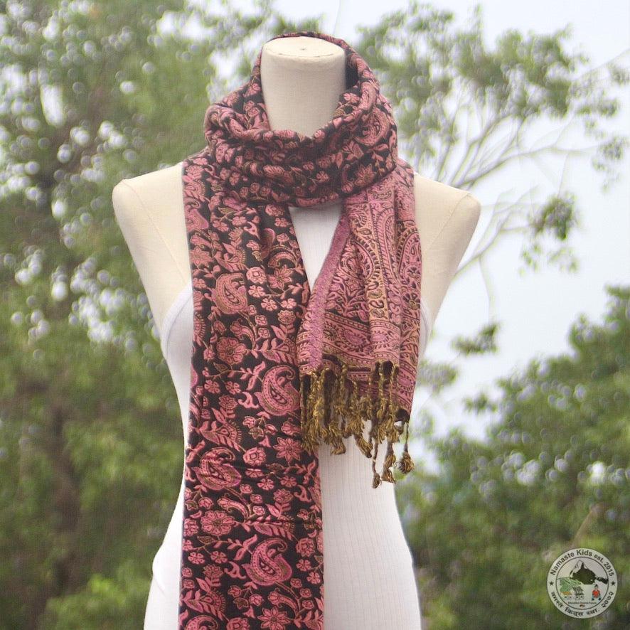 Pashmina Schal "Gulaviya" (गुलाविया) - Namaste Kids Help Shop