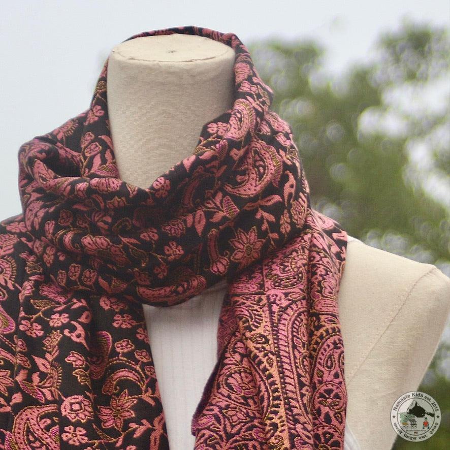 Pashmina Schal "Gulaviya" (गुलाविया) - Namaste Kids Help Shop