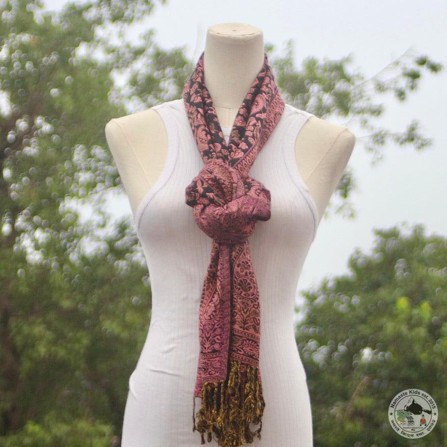 Pashmina Schal "Gulaviya" (गुलाविया) - Namaste Kids Help Shop