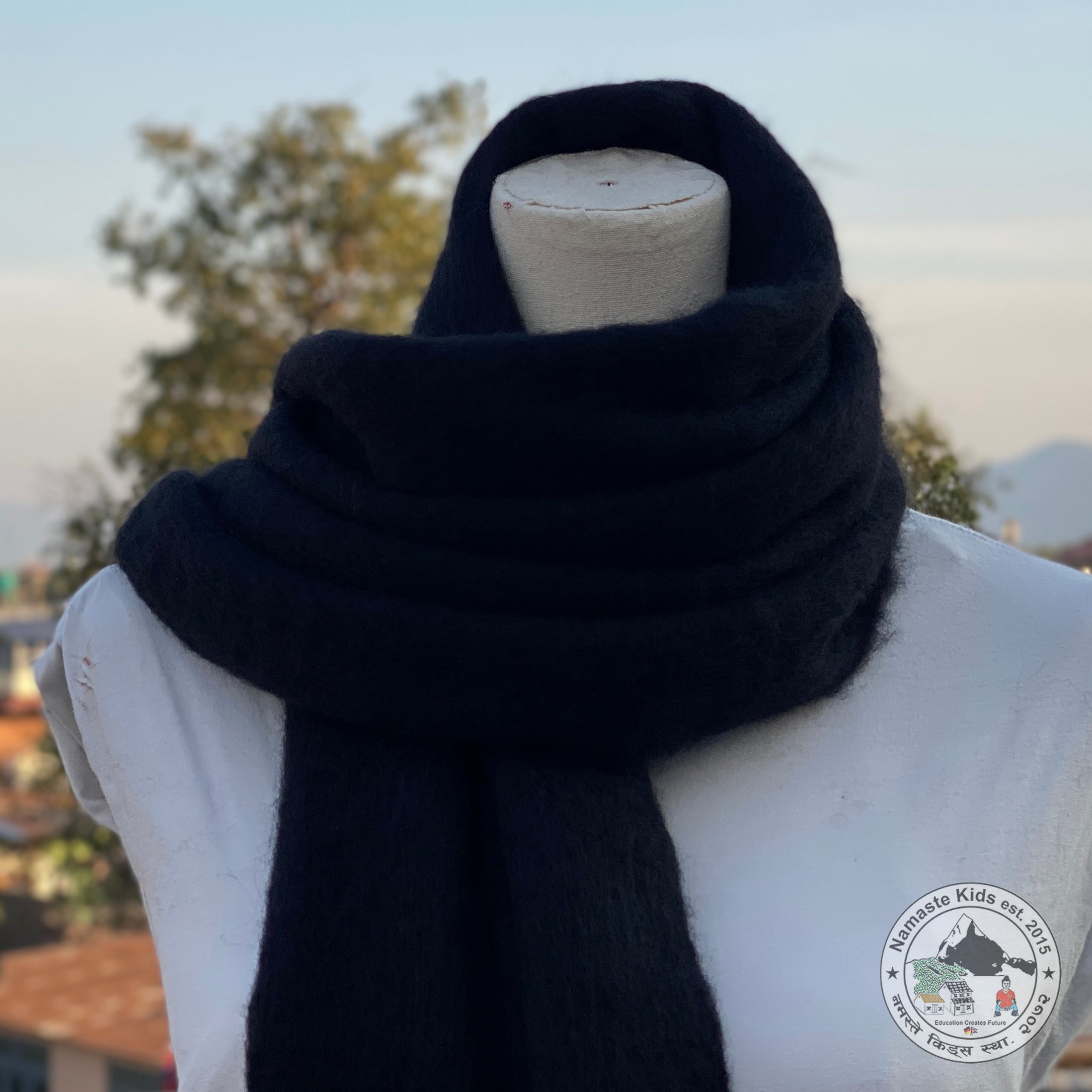 Kaschmirschal "Kalika" – Kaschmirmischung, handgewebt in Nepal