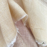 Kaschmirtuch "Mohoriya" – Beige, handgewebt