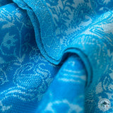 Schal "Aapchaur" (आँपचौर) – Blau, handgewebt