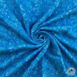 Schal "Aapchaur" (आँपचौर) – Blau, handgewebt