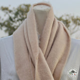 Schal "Nauthar" (नौथर) – Beige, handgewebt