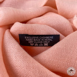 Kaschmirtuch "Pame" (पामे) – Rosa, handgewebt