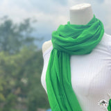 Kaschmirschal "Biruwa" – Kaschmir & Schafwolle, handgewebt