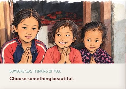 Three children