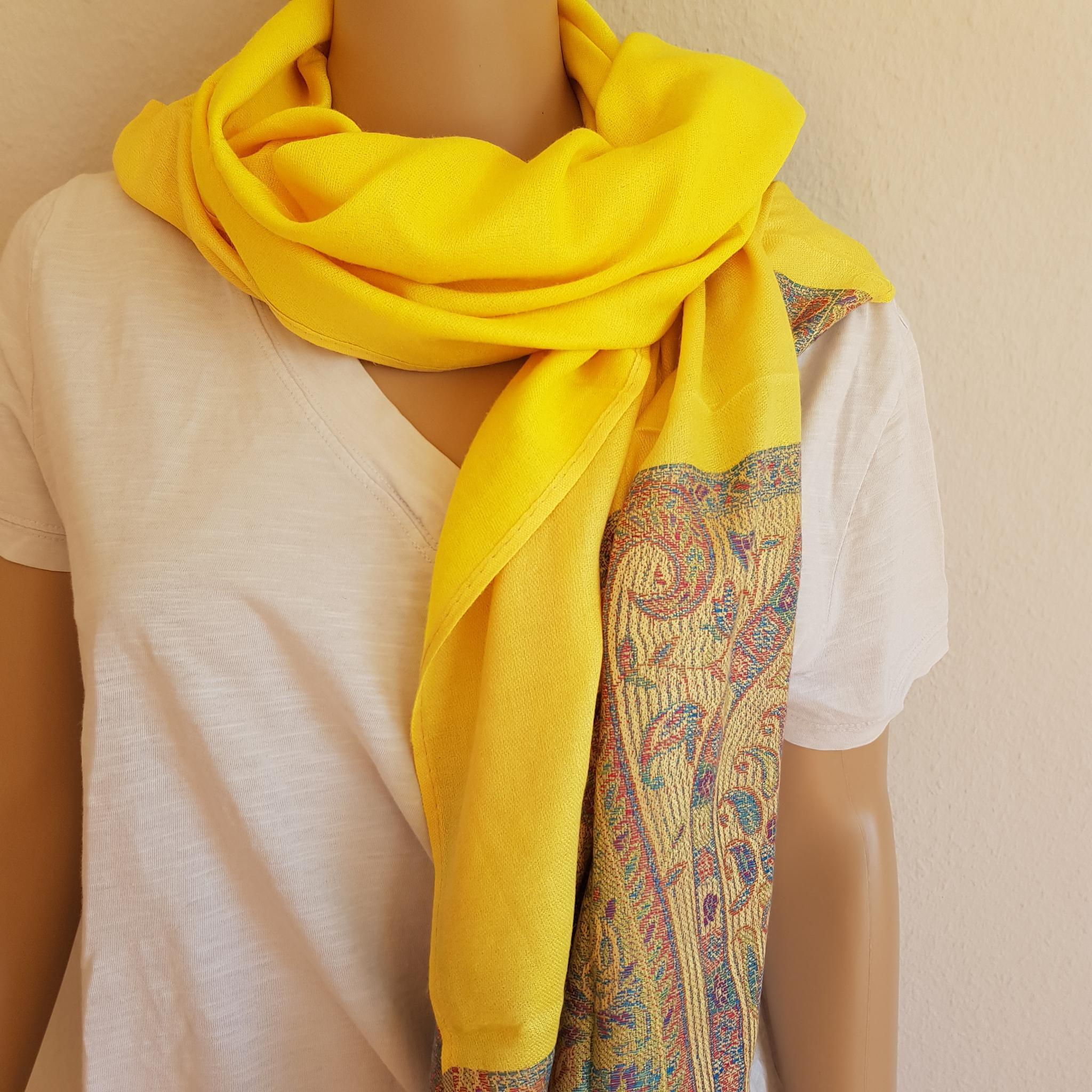 Pashmina Schal "Sukhipur"(सुखीपुर) - Namaste Kids Help Shop