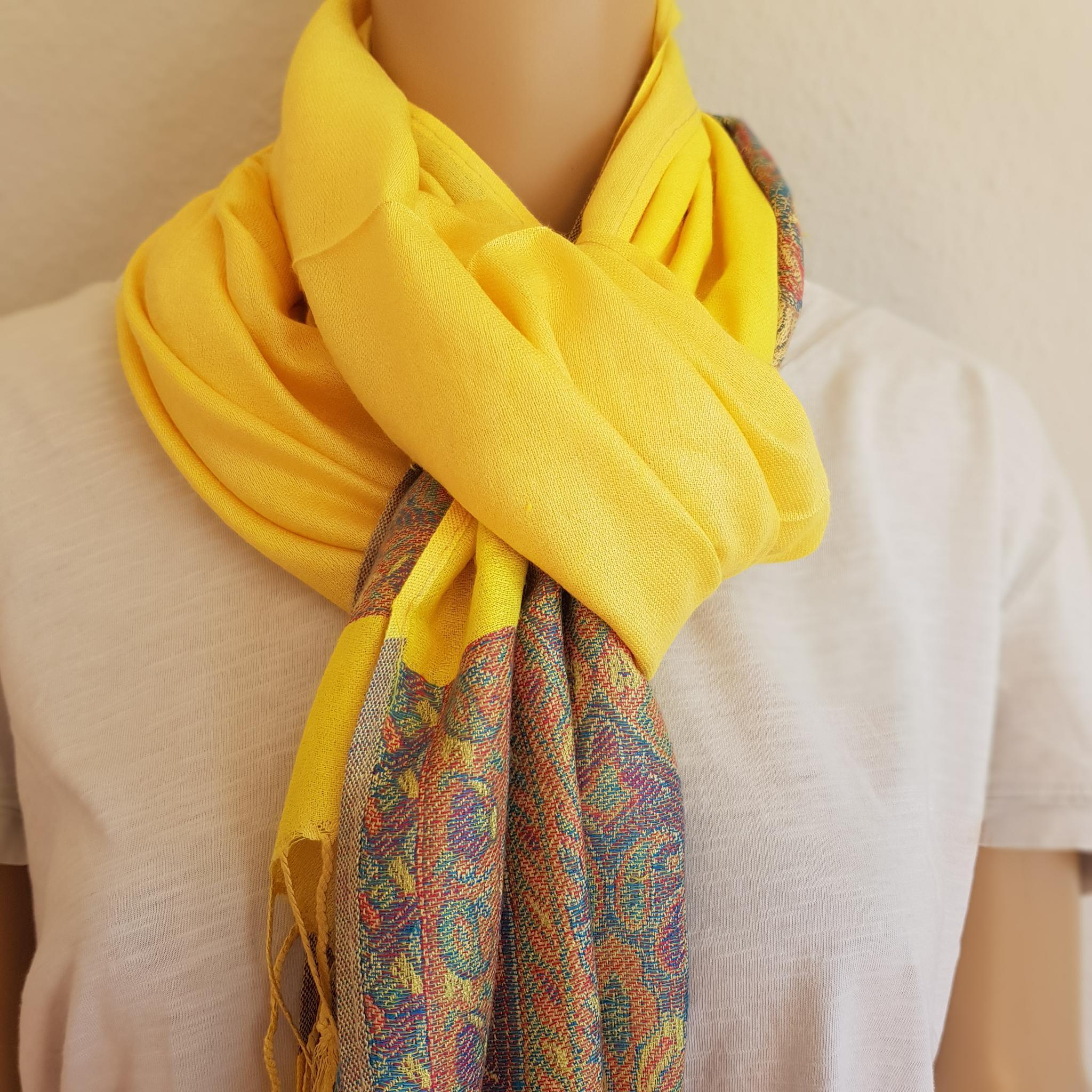 Pashmina Schal "Sukhipur"(सुखीपुर) - Namaste Kids Help Shop