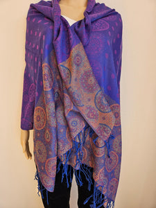 Pashmina Schal "Kanchanpur" (कञ्चनपुर)