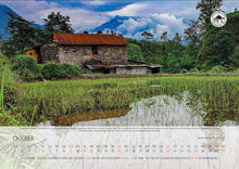 Laden Sie das Bild in den Galerie-Viewer, Wandkalender (A2) Nepal 2022