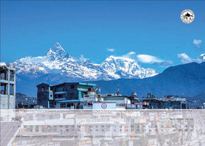 Wandkalender (A2) Nepal 2022