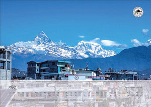 Wandkalender (A3) Nepal 2022
