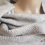 Schal "Ramayan" – Beige, handgewebt