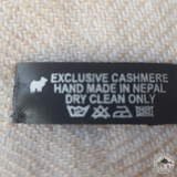 Kaschmirschal "Mallaj" – Kaschmirmischung, handgewebt in Nepal